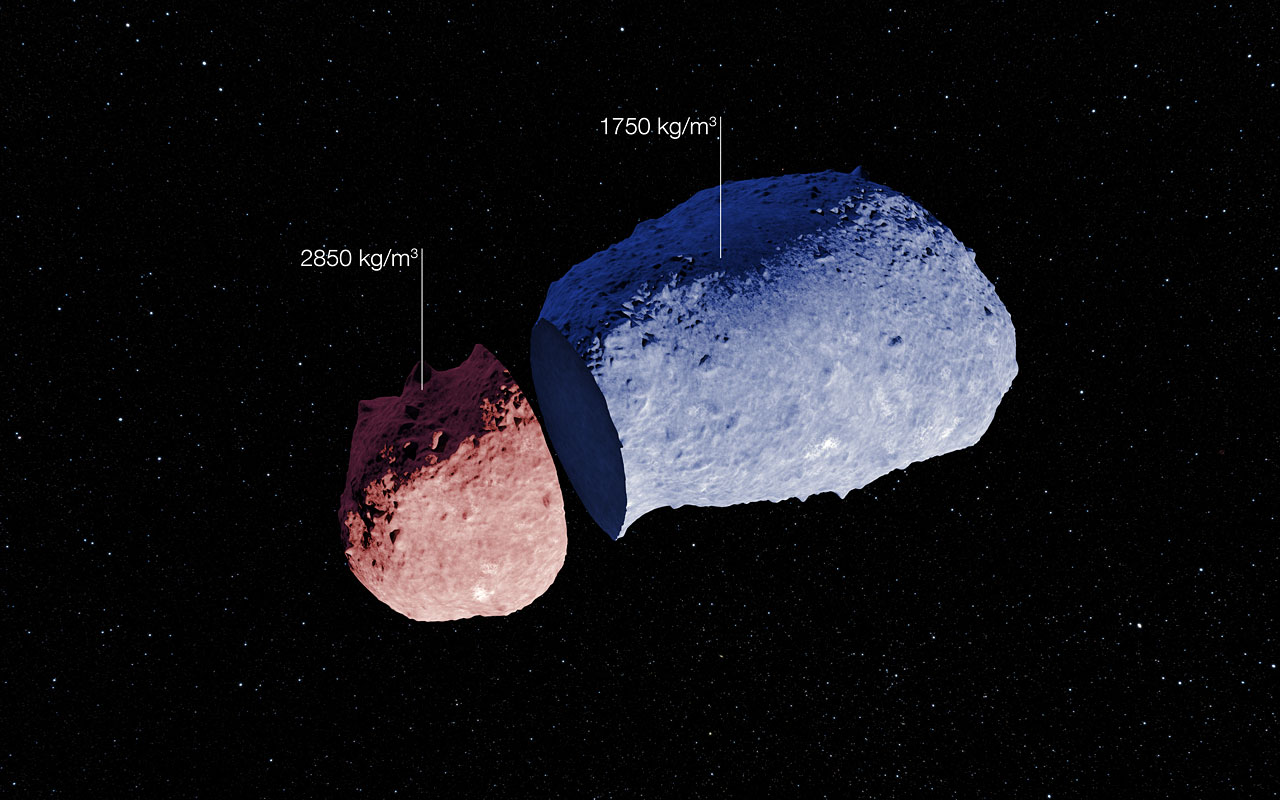Peer Inside an Asteroid: Peanut-Shaped Space Rock's Insides Revealed (Photos)